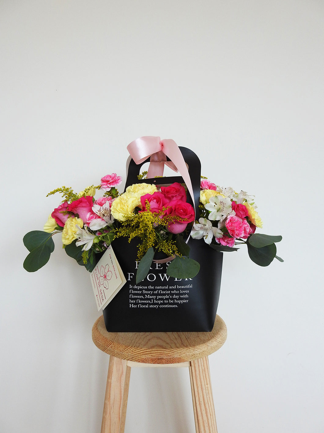 Flower bag rosas